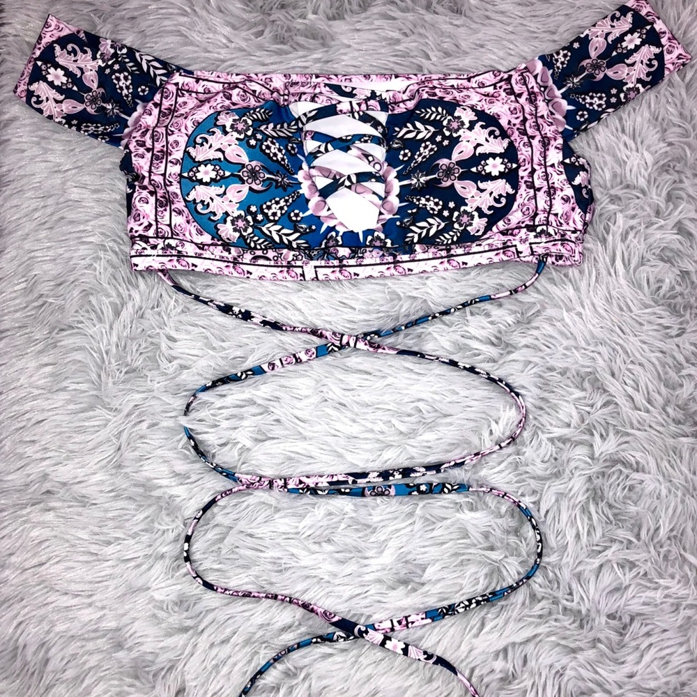 Women’s Bikini Top Side Straps SZ S